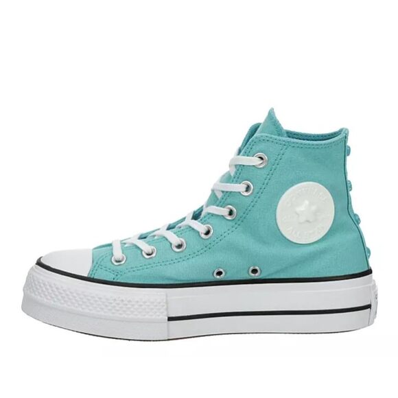 NWT Converse Chuck Taylor All Star High Top Lace up Closure Style Teal 6.5 Women - Picture 1 of 7